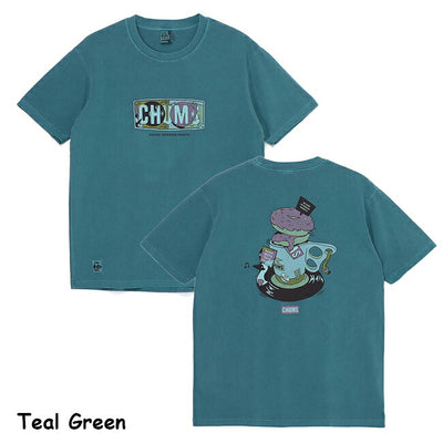 ★CHUMS チャムス CHUMS Record & Donuts T-Shirt チャムスレコード＆ドーナツTシャツ CH01-2530