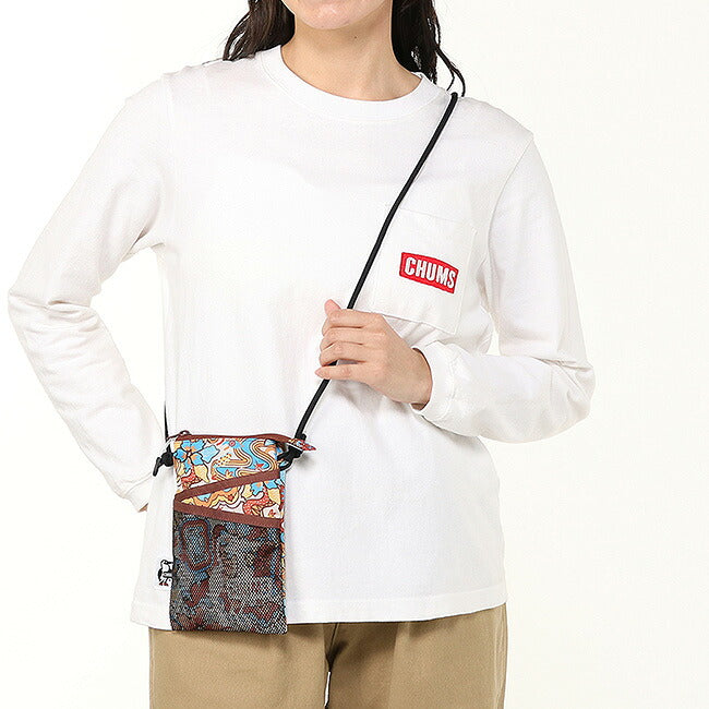 ★CHUMS チャムス Easy-Go Double Pocket Phone Shoulder Bag イージーゴーダブルポケットフォンショルダーバッグ CH60-3911