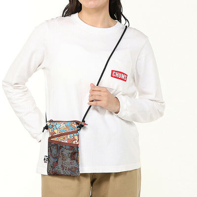 ★CHUMS チャムス Easy-Go Double Pocket Phone Shoulder Bag イージーゴーダブルポケットフォンショルダーバッグ CH60-3911