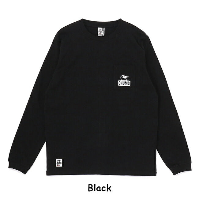 ★CHUMS チャムス Booby Face Pocket Brushed L/S T-Shirt ブービーフェイスポケットブラッシュドロングスリーブティーシャツ CH01-2670