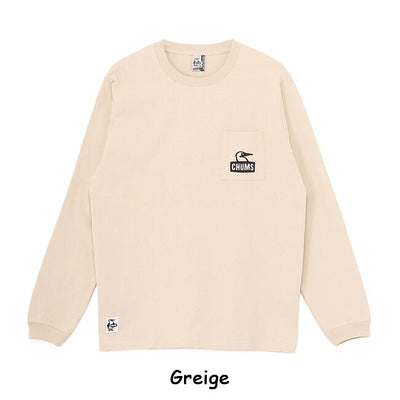 ★CHUMS チャムス Booby Face Pocket Brushed L/S T-Shirt ブービーフェイスポケットブラッシュドロングスリーブティーシャツ CH01-2670