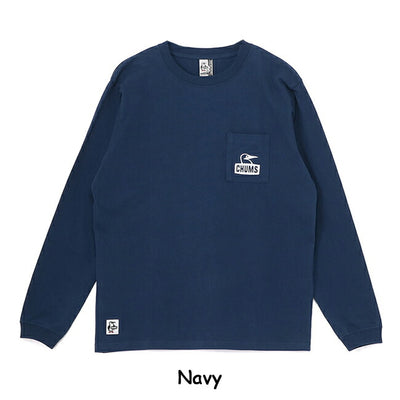 ★CHUMS チャムス Booby Face Pocket Brushed L/S T-Shirt ブービーフェイスポケットブラッシュドロングスリーブティーシャツ CH01-2670