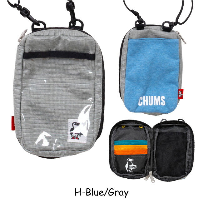★CHUMS チャムス RV Smart Phone Shoulder Bag Sweat Nylon RVスマートフォンショルダーバッグスウェットナイロン CH60-4018