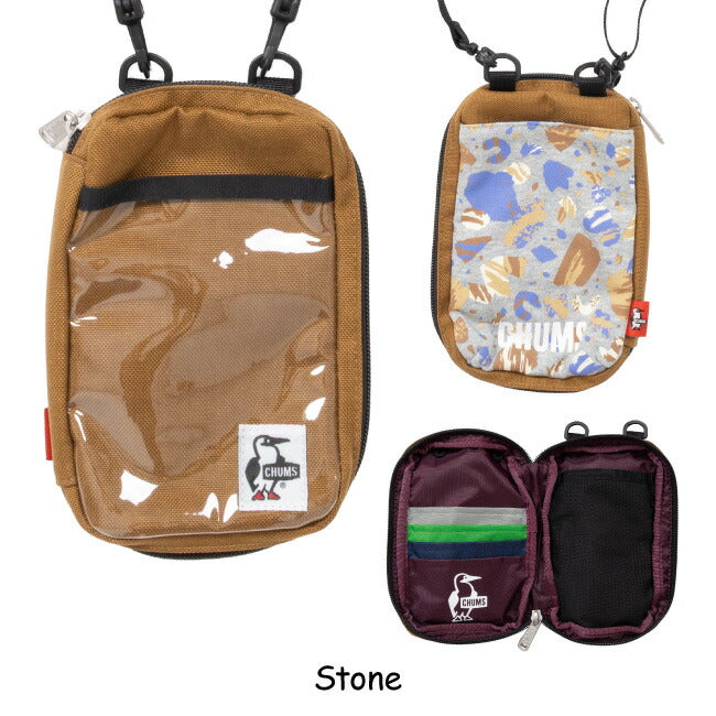 ★CHUMS チャムス RV Smart Phone Shoulder Bag Sweat Nylon RVスマートフォンショルダーバッグスウェットナイロン CH60-4018