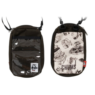 ★CHUMS チャムス RV Smart Phone Shoulder Bag Sweat Nylon RVスマートフォンショルダーバッグスウェットナイロン CH60-4018