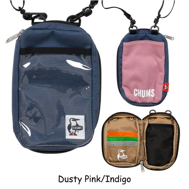 ★CHUMS チャムス RV Smart Phone Shoulder Bag Sweat Nylon RVスマートフォンショルダーバッグスウェットナイロン CH60-4018