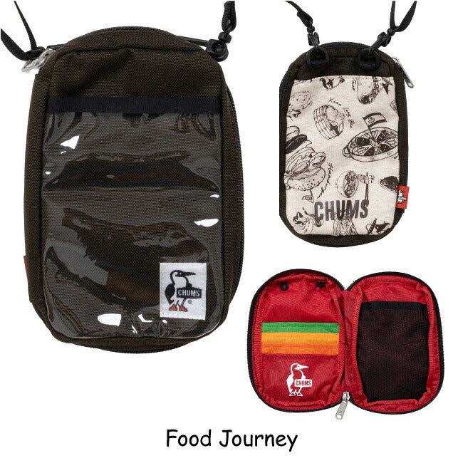 ★CHUMS チャムス RV Smart Phone Shoulder Bag Sweat Nylon RVスマートフォンショルダーバッグスウェットナイロン CH60-4018