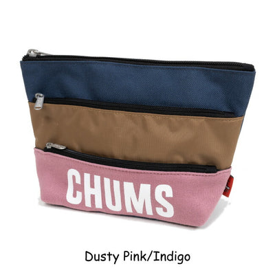 ★CHUMS チャムス Tricolor 3 Pocket Pouch Sweat Nylon トリコロール3ポケットポーチスウェットナイロン CH60-3879