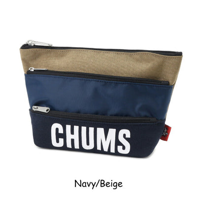 ★CHUMS チャムス Tricolor 3 Pocket Pouch Sweat Nylon トリコロール3ポケットポーチスウェットナイロン CH60-3879
