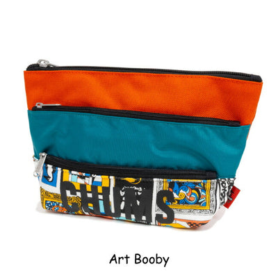 ★CHUMS チャムス Tricolor 3 Pocket Pouch Sweat Nylon トリコロール3ポケットポーチスウェットナイロン CH60-3879
