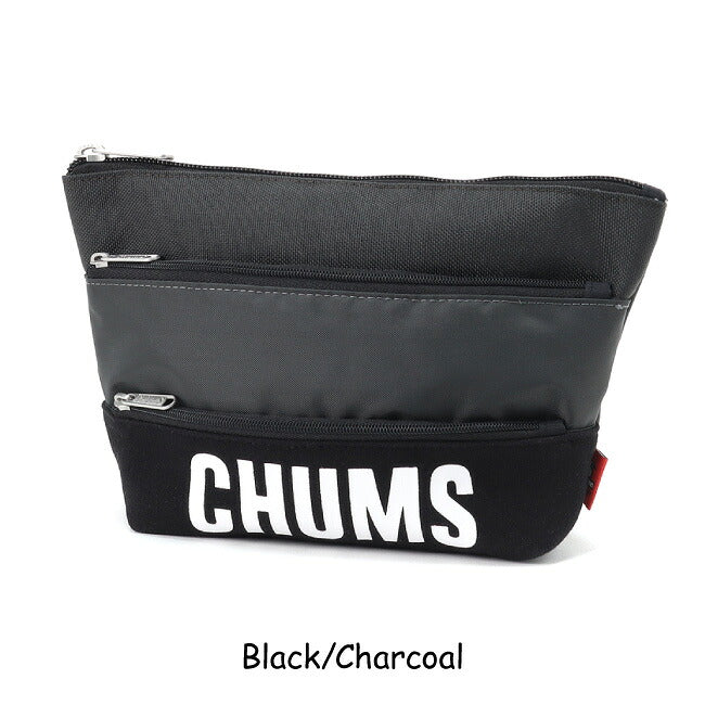 ★CHUMS チャムス Tricolor 3 Pocket Pouch Sweat Nylon トリコロール3ポケットポーチスウェットナイロン CH60-3879
