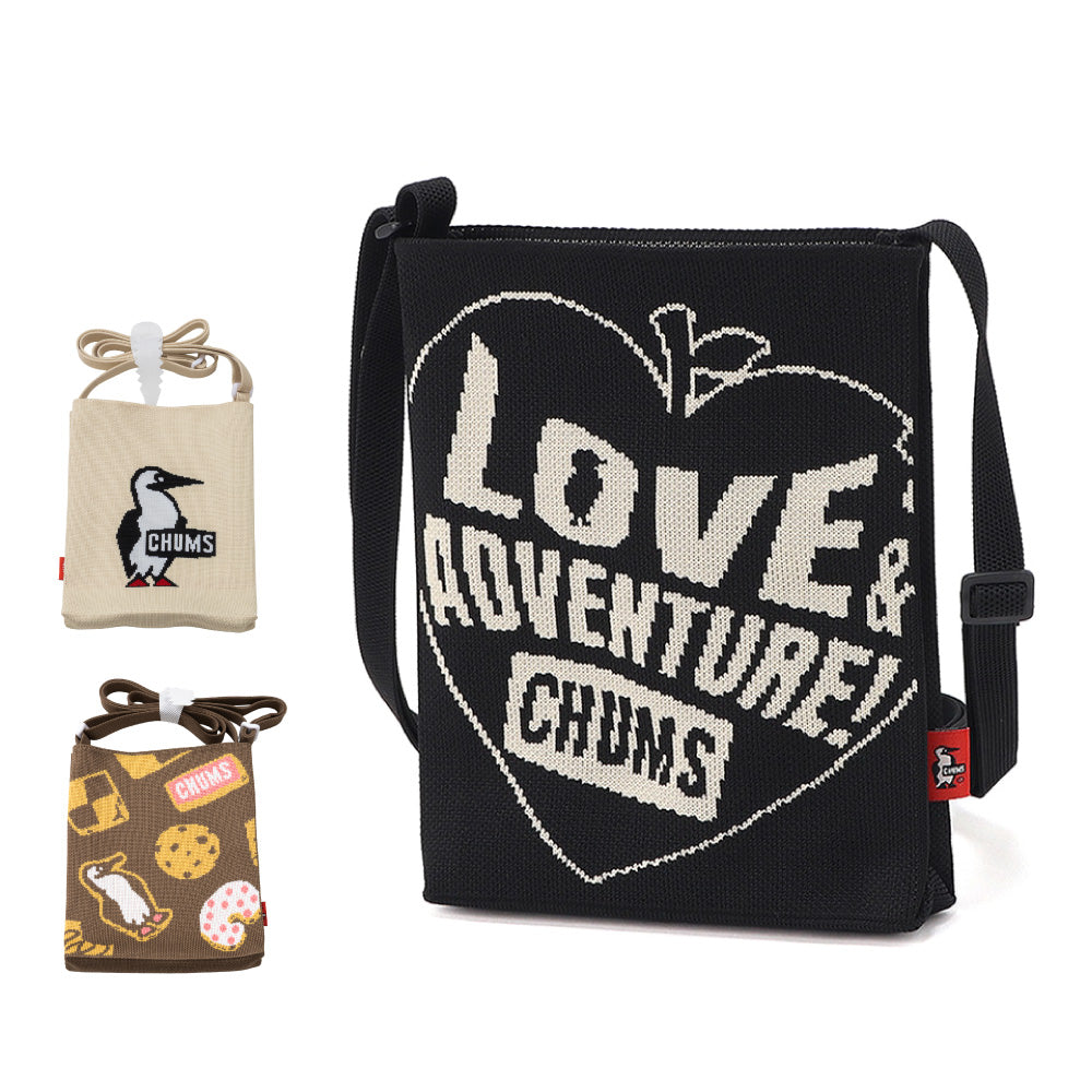 ★【キャンペーン対象】Jacquard Knit Mini Shoulder Bag ジャカードニットミニショルダーバッグ