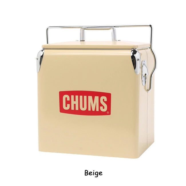 CHUMS - CHUMS チャムス スチールクーラーボックス54L ベージュ CHUMS - ☆【キャンペーン対象】CHUMS Steel Cooler Box 12L チャムス