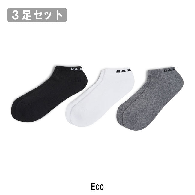 OAKLEY オークリー 3P No Show Sock 3Pノーショーソック 93251JP