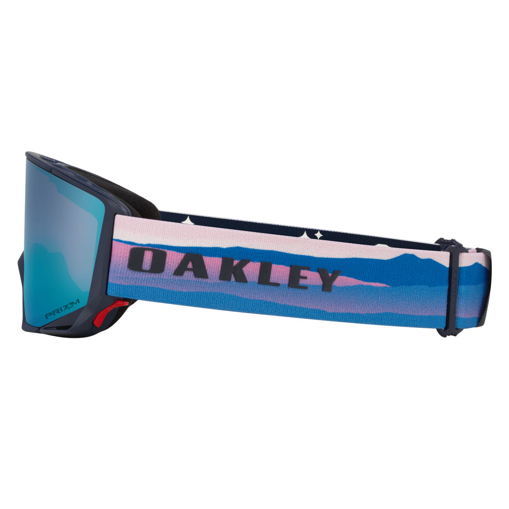 2026 Flow Scape L フロースケープ Asia Mikeala Shiffrin Signature / Prizm Sapphire Iridium & Prizm Iced Iridium OO7145A-15