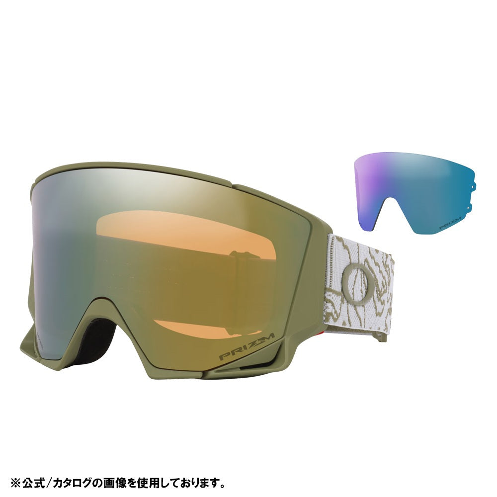 2026 Flow Scape L フロースケープ Asia Fern Camo / Prizm Sage Gold Iridium & Prizm Snow Torch Iridium OO7145A-19