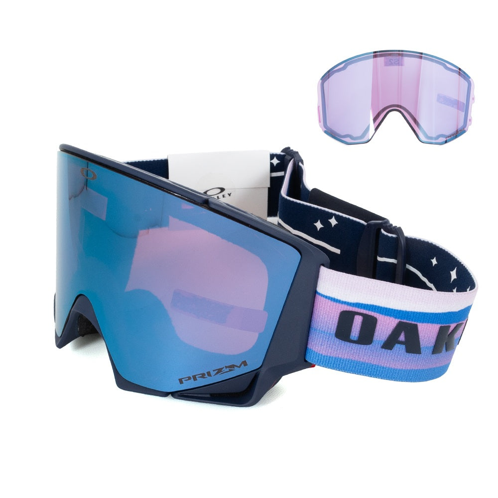 2026 Flow Scape M フロースケープ Asia Mikeala Shiffrin Signature / Prizm Sapphire Iridium & Prizm Iced Iridium OO7147A-15