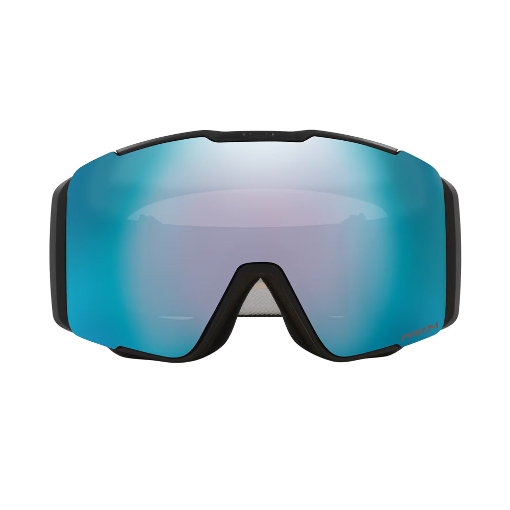 2026 Line Miner Pro L ラインマイナープロ Asia Matte Black / Prizm Snow Sapphire Iridium & Prizm Snow Torch Iridium OO7143A-01