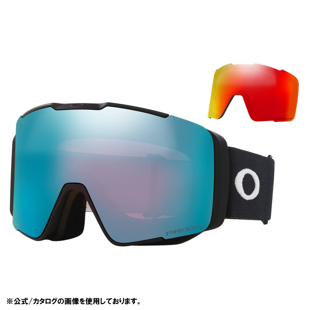 2026 Line Miner Pro M ラインマイナープロ Asia Matte Black / Prizm Snow Sapphire Iridium & Prizm Snow Torch Iridium OO7144A-01