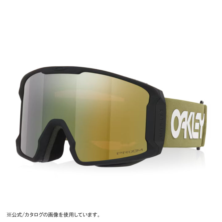 OAKLEY - LINE MINER L ラインマイナーL Black / Prizm Snow Sage Gold