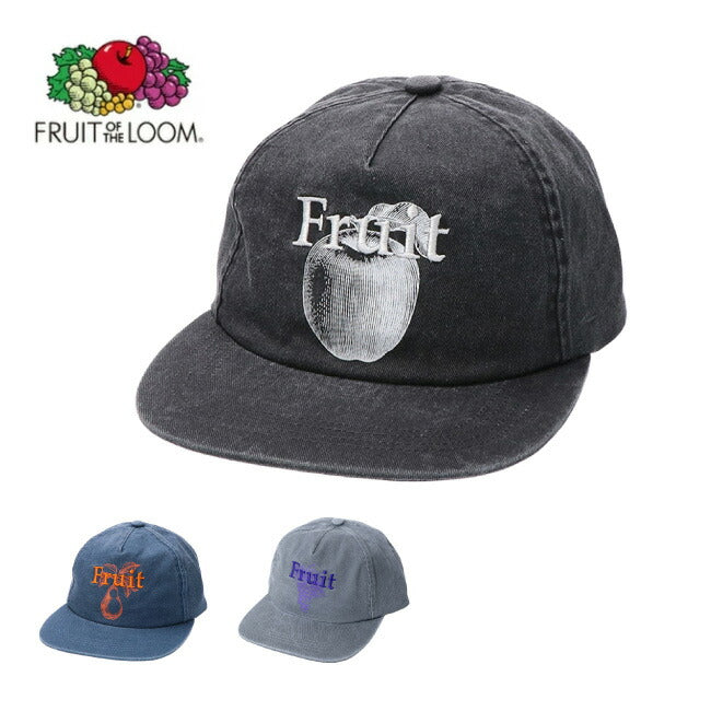 FRUIT OF THE LOOM フルーツオブザルーム FTL EX PIGMENT FRUITMOTIF 5PANEL BB CAP FTL EXピグメントフルーツモチーフ5パネルBBキャップ 81277600