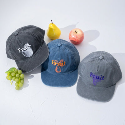 FRUIT OF THE LOOM フルーツオブザルーム FTL EX PIGMENT FRUITMOTIF 5PANEL BB CAP FTL EXピグメントフルーツモチーフ5パネルBBキャップ 81277600