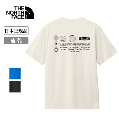 THE NORTH FACE ザ・ノース・フェイス S/S FD Globe Grid Cotton Tee ショートスリーブフラッシュドライグローブグリッドコットンティー NT32550