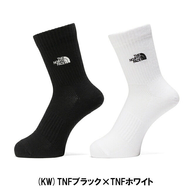 THE NORTH FACE ザ・ノース・フェイス TNF Logo 2P Crew Coolmax TNFロゴ2Pクルークールマックス NN82516