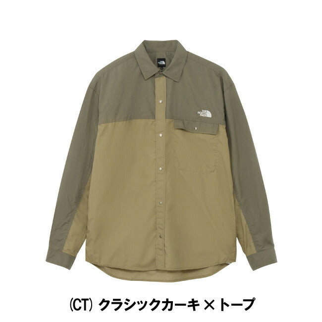 THE NORTH FACE ザ・ノース・フェイス L/S Nuptse Shirt ロングスリーブヌプシシャツ NR62550