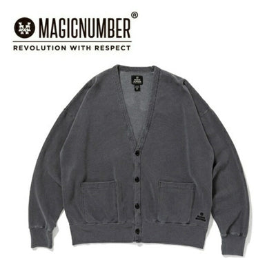 MAGICNUMBER マジックナンバー LIGHT PIGMENT SWEAT CARDIGON ライトピグメントスウェットカーディガン STD-S04