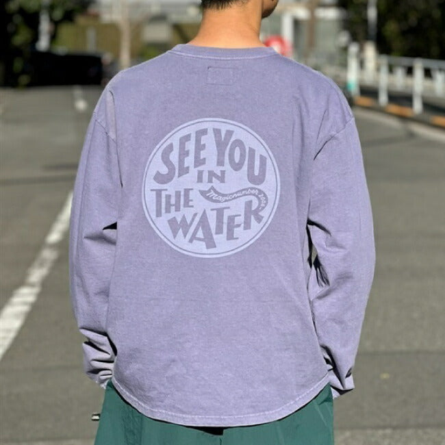 MAGICNUMBER マジックナンバー SEE YOU IN THE WATER XV US COTTON L/S T-SHIRT シーユーインザウォーターXVUSコットンロングスリーブティーシャツ 25SS-MN011