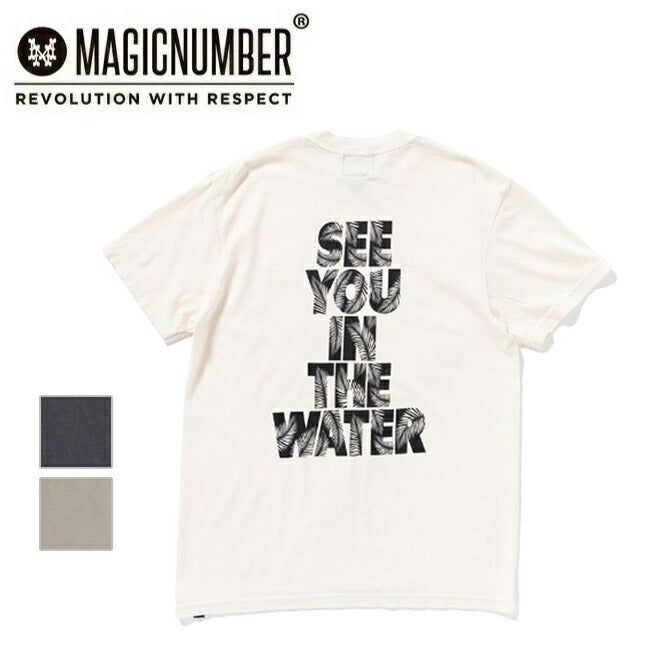 MAGICNUMBER マジックナンバー SEE YOU IN THE WATER LEAF T-SHIRT シーユーインザウォーターリーフTシャツ 25SS-MN019