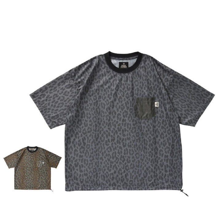 MAGICNUMBER - MESH LEOPARD T-SHIRT メッシュレオパードTシャツ 26SS