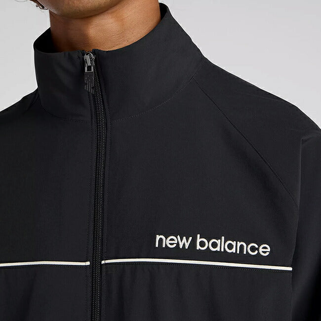 New Balance ニューバランス Mesh Lined Woven Track Jacket Black メッシュラインドウーブントラックジャケット AMJ53170