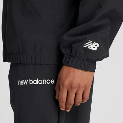New Balance ニューバランス Mesh Lined Woven Track Jacket Black メッシュラインドウーブントラックジャケット AMJ53170