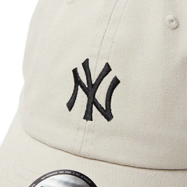 NEWERA ニューエラ カジュアルクラシック MLB Casual Classic ニューヨーク・ヤンキース ミッドロゴ ストーン 14388453