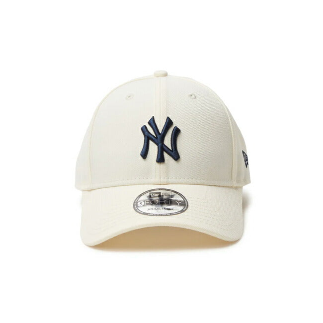 NEWERA ニューエラ 9FORTY MLB Woven Label ニューヨーク・ヤンキース クロームホワイト 14388676