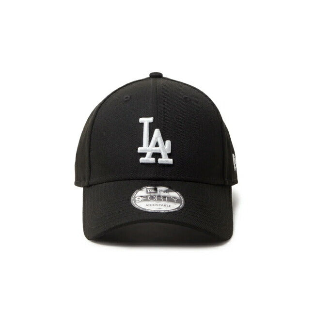 NEWERA ニューエラ 9FORTY MLB Woven Label ロサンゼルス・ドジャース ブラック 14388677