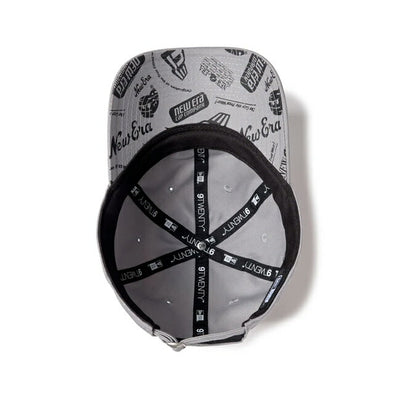 NEWERA ニューエラ 9TWENTY Monogram Pattern ボックスロゴ TPUパッチ グレー 14388757