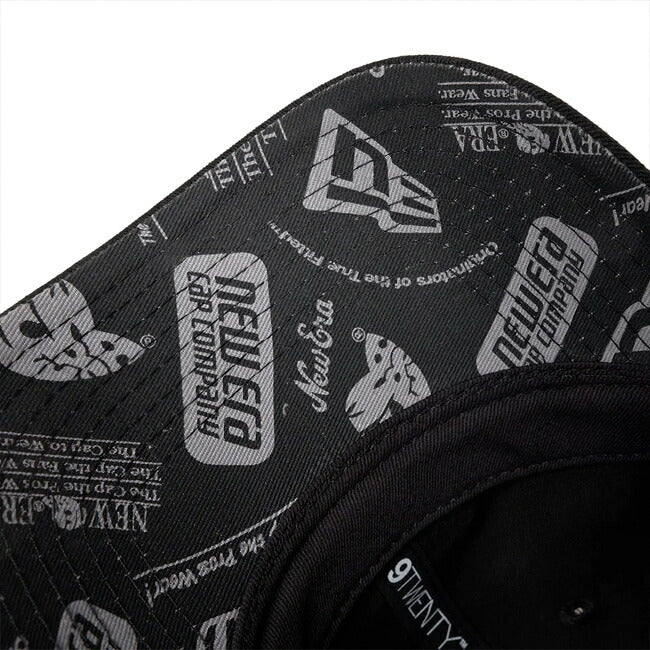 NEWERA ニューエラ 9TWENTY Monogram Pattern ボックスロゴ TPUパッチ ブラック 14388758