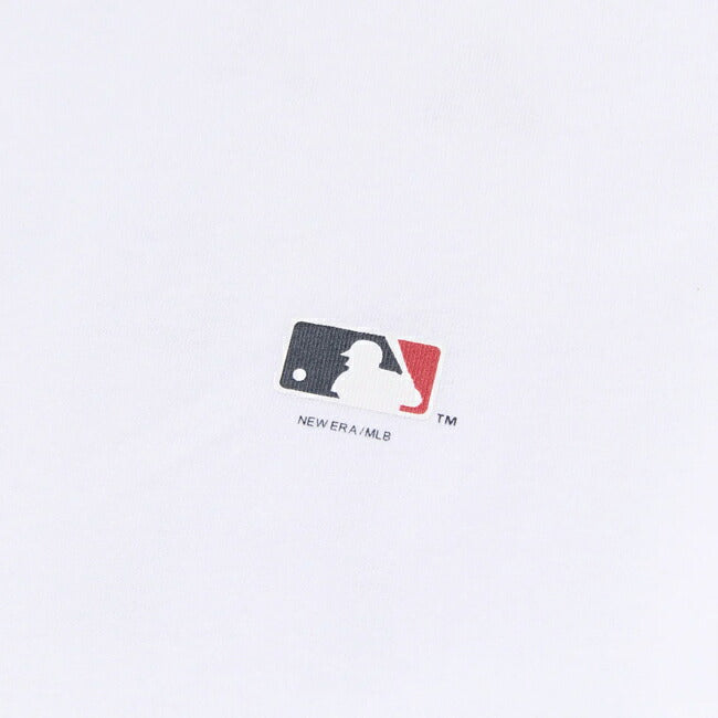 NEWERA ニューエラ 半袖 オーバーサイズド コットン Tシャツ MLBチームロゴ ホワイト 14410063