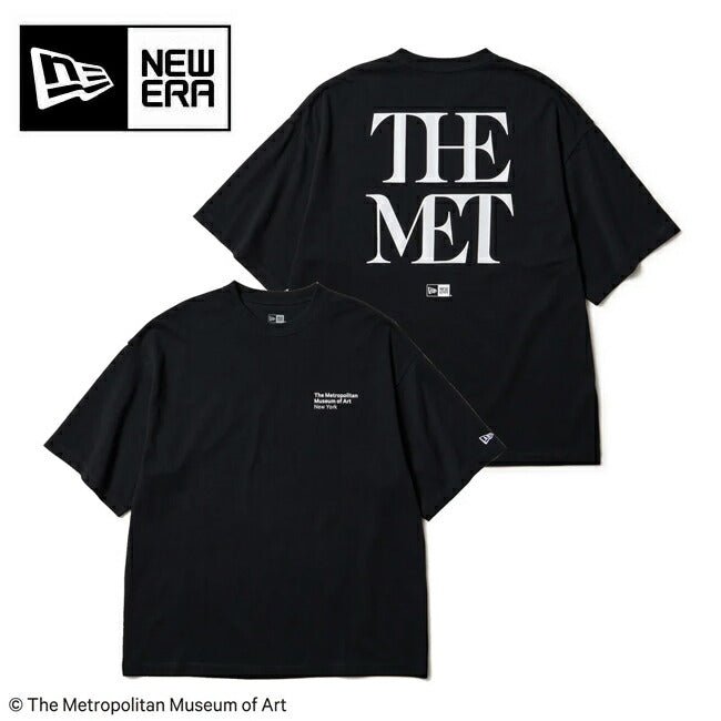 NEWERA ニューエラ 半袖 オーバーサイズド コットン Tシャツ The Met ブラック 14457270