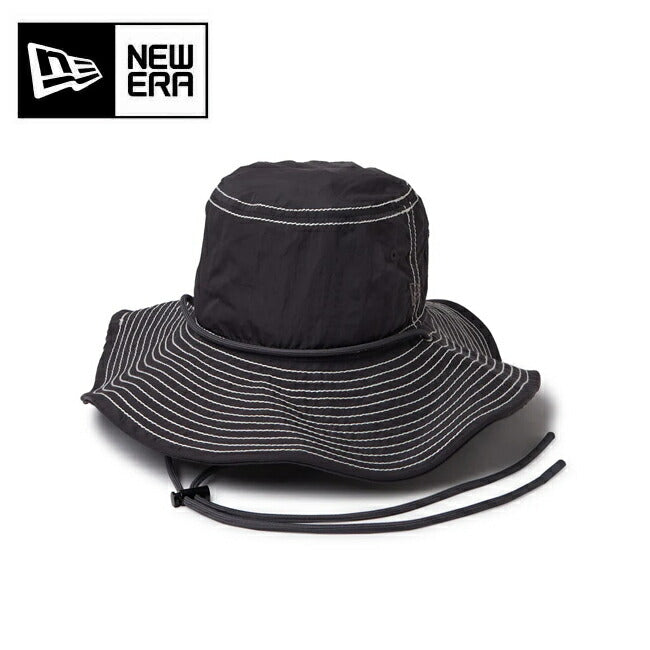 NEWERA ニューエラ アドベンチャーライト ワイドブリム Those summer days directed by Keiko Hitotsuyama Vintage Nylon グラファイト 14474882