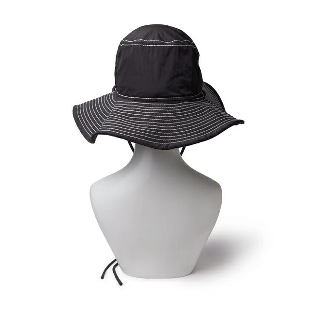 NEWERA ニューエラ アドベンチャーライト ワイドブリム Those summer days directed by Keiko Hitotsuyama Vintage Nylon グラファイト 14474882