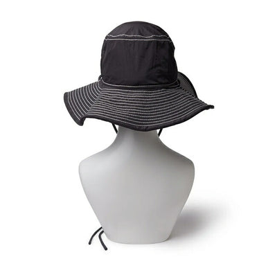 NEWERA ニューエラ アドベンチャーライト ワイドブリム Those summer days directed by Keiko Hitotsuyama Vintage Nylon グラファイト 14474882