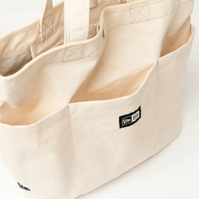 NEWERA ニューエラ ユーティリティー キャンバストートバッグ 15L ボックスロゴ アイボリー 14521298