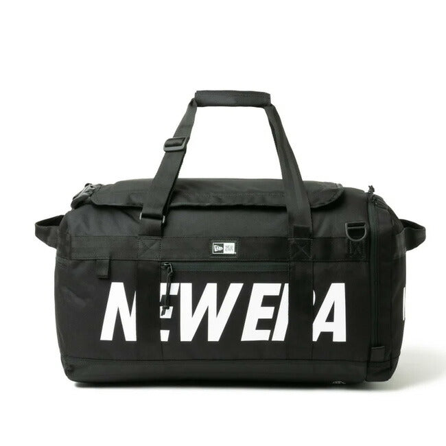 NEWERA ニューエラ クラブ ダッフルバッグ 50L 2ウェイ プリントロゴ ブラック 14521343
