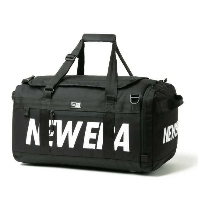 NEWERA ニューエラ クラブ ダッフルバッグ 50L 2ウェイ プリントロゴ ブラック 14521343