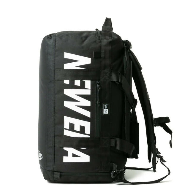 NEWERA ニューエラ クラブ ダッフルバッグ 50L 2ウェイ プリントロゴ ブラック 14521343
