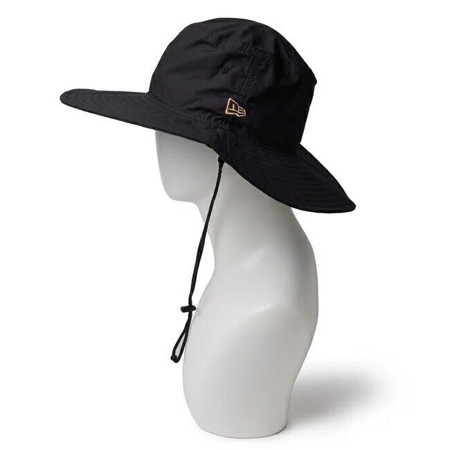 NEWERA ニューエラ アドベンチャー ワイドブリム Typewriter カーキスウェットバンド ベーシック ブラック 14388550